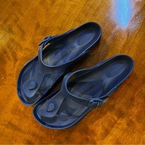 Birkenstock Blue Gizeh Essential Sandals